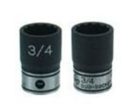 Picture of Grey Pneumatic 3/8" Drive X 18Mm Deep Duo-Socket - 12 Point Part# - 81118Md