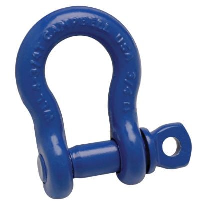 Picture of Campbell® 419 1/4" 1/2T Anchor Shackle W/Screw Pin Carbon Part# - 5410405