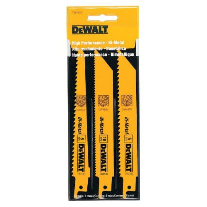 Picture of Dewalt® 3Pc. Woodcutting Recipro Part# - Dw4853