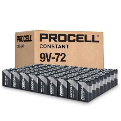 Picture of Duracell Procell Alkaline 9V Industrial Batteries  12/Pk Part# - Durpc1604Bkd