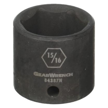 Picture of Gearwrench® 3/8" Drive 6 Point Stanimpact Sae Socket 15/16" Part# - 84387N