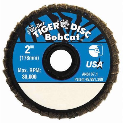 Picture of Weiler® 2" Bobcat Abrsv. Flap Disc Flat 60 Grit Part# - 50934