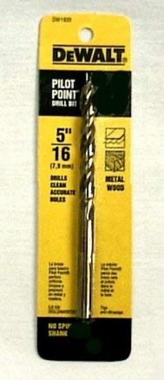 Picture of Dewalt® 5/16" Pilot Point Drillbit Part# - Dw1920