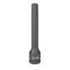 Picture of Grey Pneumatic 3/8" Drive X 5Mm Hex Driver 4" Length Part# - 19054M