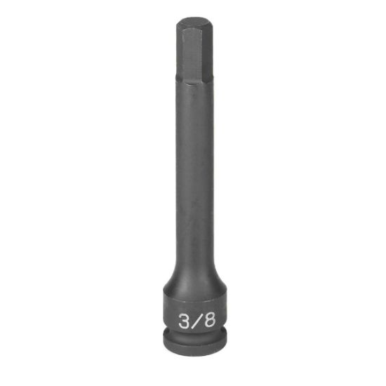 Picture of Grey Pneumatic 3/8" Drive X 8Mm Hex Driver 4" Length Part# - 19084M