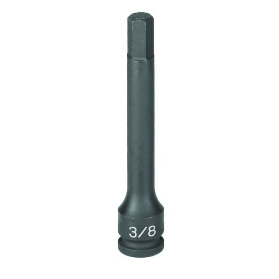 Picture of Grey Pneumatic 3/8" Drive X 12Mm Hex Driver 4" Length Part# - 19124M