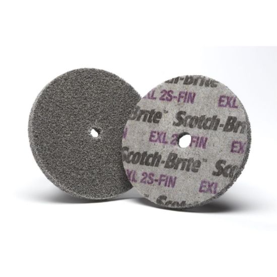 Picture of Scotch-Brite™ Exl Unitized Wheel Xl-Uw2S Fine 3Inx1/4Inx3/8In Part# - 7000000699