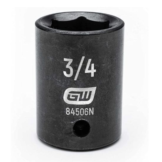 Picture of Gearwrench® 1/2" Drive 6 Point 3/4"Standard Impact Socket Part# - 84506N