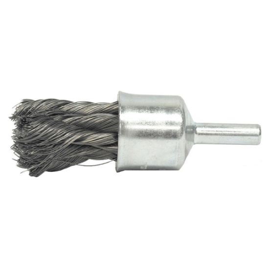 Picture of Weiler® 1/2" Knot Wire End Brush.014" Stnlss Steel Fill Part# - 10218