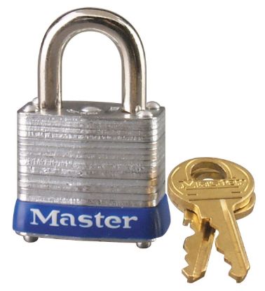 Picture of Master Lock® 4 Pin Tumbler Padlock Keyed Alike Part# - 7Ka-P129