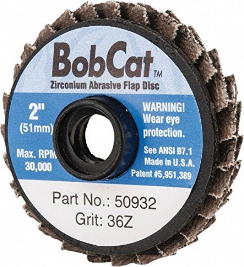 Picture of Weiler® Bobcat Disc 2" Flat 36 Grit Part# - 50932