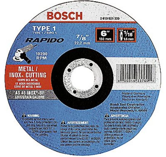 Picture of Rotozip 4-1/2X.040X7/ 8 Tp1 Thincutting Disc (Bx/25) Part# - Tcw1S450