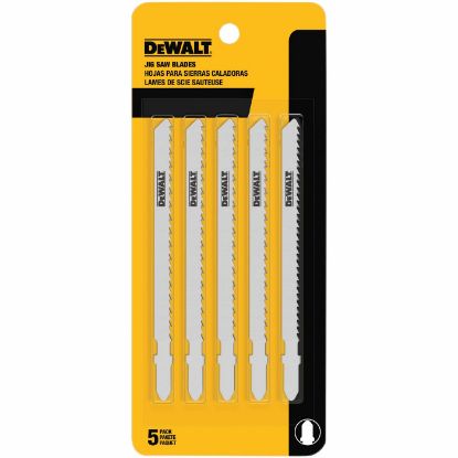 Picture of Dewalt® 4" 6Tpi Fast Clean Cut Wood Cobalt J-Saw Bld Part# - Dw3753-5