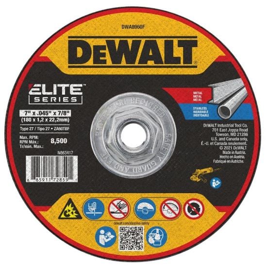 Picture of Dewalt® 7 X .045 X 7/8 Elite T27Cutting Part# - Dwa8960F