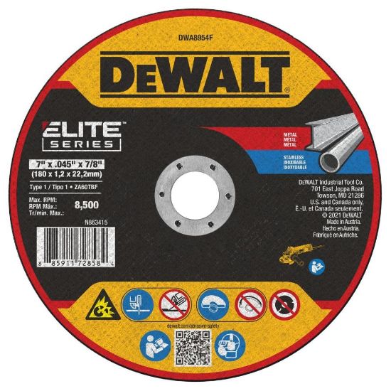 Picture of Dewalt® 7 X .045 X 7/8 Elite T1Cutting Part# - Dwa8954F