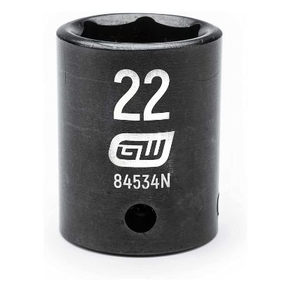 Picture of Gearwrench® 1/2" Drive 6 Point Stanimpact Met Socket 22Mm Part# - 84534N