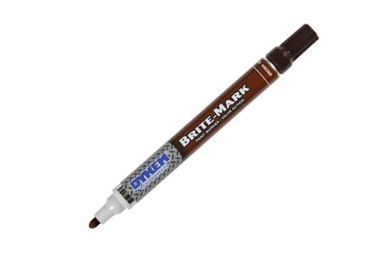 Picture of Dykem Brite-Mark Paint Pen Medium Tip Brown Part# - 84010