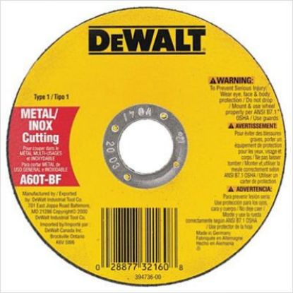 Picture of Dewalt® 7"X.045"X7/8" Metal Thincut-Off Wheel Type-1 Part# - Dw8065