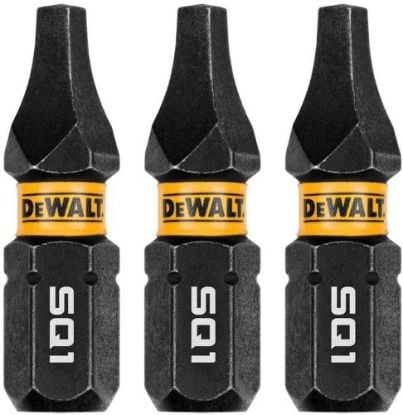 Picture of Dewalt® Dewalt 1In Square #1 Flextorq 3Pk Part# - Dwaf1Sq1Ir3