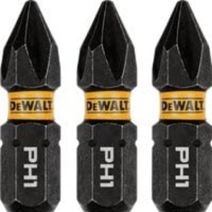 Picture of Dewalt® Dewalt 1In Phillips #1 Flextorq 3Pk Part# - Dwaf1Ph1Ir3