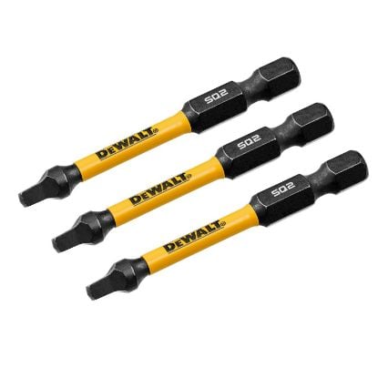 Picture of Dewalt® Dewalt 2.25In Square #2Flextorq 3Pk Part# - Dwaf2Sq2Ir3