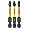 Picture of Dewalt® Dewalt 2.25In Square #2Flextorq 3Pk Part# - Dwaf2Sq2Ir3