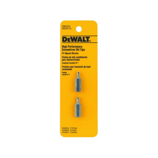 Picture of Dewalt® #1 Square Recess Bit Tip Part# - Dw2201