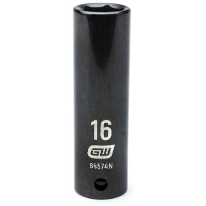 Picture of Gearwrench® 1/2" Drive 6 Point Deepimpact Met Socket 16Mm Part# - 84574N