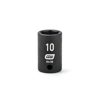 Picture of Gearwrench® 1/4" Drive 6 Point Standard Impact Socket 10Mm Part# - 84119