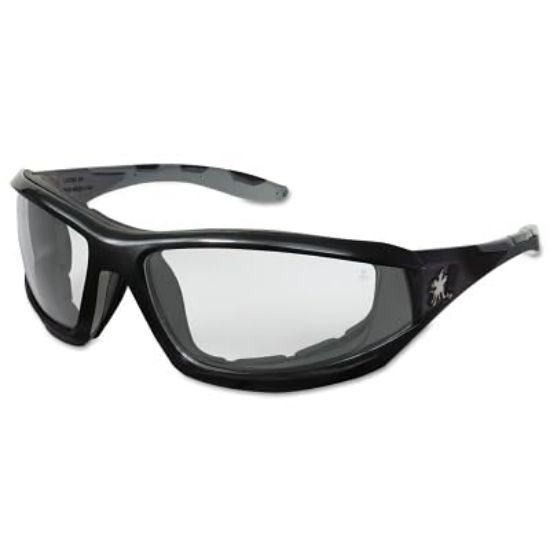 Picture of Mcr Safety Blk W/ Clr Af Lens Reaper Safety Glasses Part# - Rp210Af