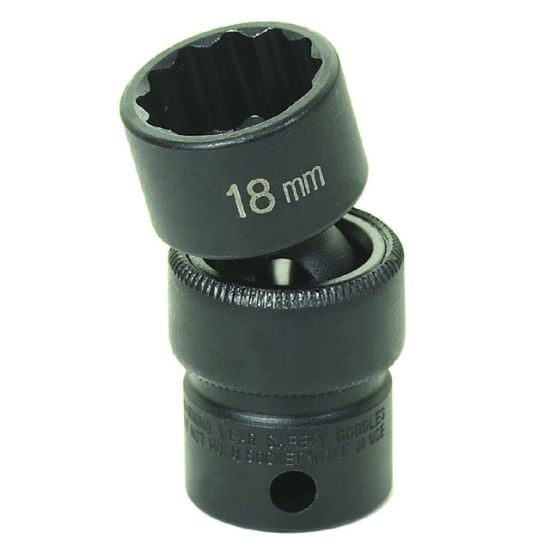 Picture of Grey Pneumatic 3/8" Drive X 21Mm Standard Universal- 12 Point Part# - 1121Um