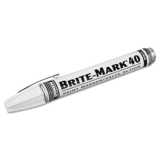 Picture of Dykem Brite-Mark Medium Pointwhite Part# - 40008