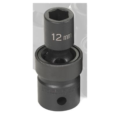 Picture of Grey Pneumatic 1/2" Drive X 12Mm Standard Universal Part# - 2012Um