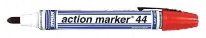 Picture of Dykem Action Marker Red Mediumtip Part# - 44002-C