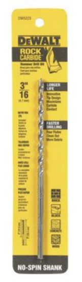 Picture of Dewalt® 3/16"Dia-4"Drill -6"O.L. Part# - Dw5223