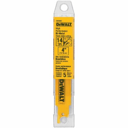 Picture of Dewalt® 4"L 14Tpi Bi-Metal Metal Part# - Dw4807