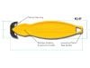 Picture of Klever Klever Koncept Safety Cutter  Yellow Part# - Kcj-2Y (10)