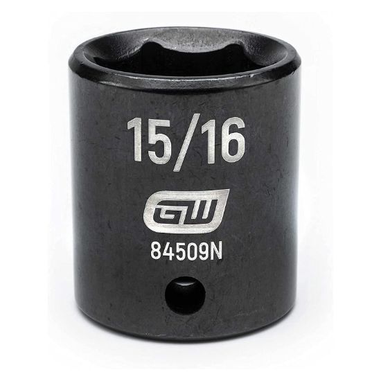 Picture of Gearwrench® 1/2" Drive 6 Point 15/16" Standard Impact Socket Part# - 84509N