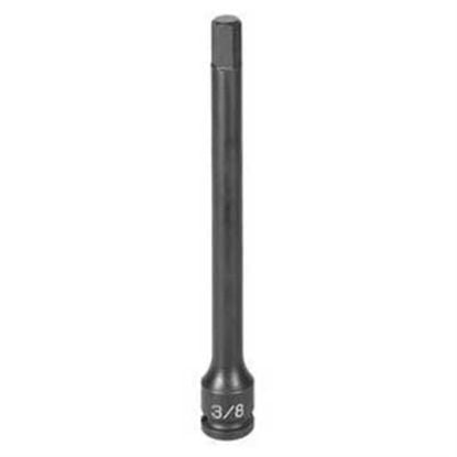 Picture of Grey Pneumatic 3/8" Drive X 7Mm Hex Driver 6" Length Part# - 19076M