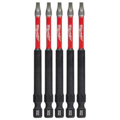 Picture of Milwaukee® Tool 5Pk 3-1/2" Pwr Bit Sq2 Part# - 48-32-4574