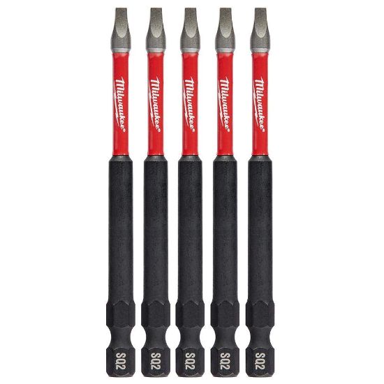 Picture of Milwaukee® Tool 5Pk 3-1/2" Pwr Bit Sq2 Part# - 48-32-4574