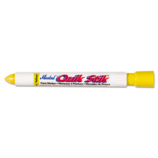 Picture of Markal® Quik Stik All Pur Solidpaint Marker Yellow Part# - 61053