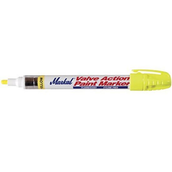 Picture of Markal® Paint-Riter Valve Actionpaint Marker Fluor Ylw Part# - 97050