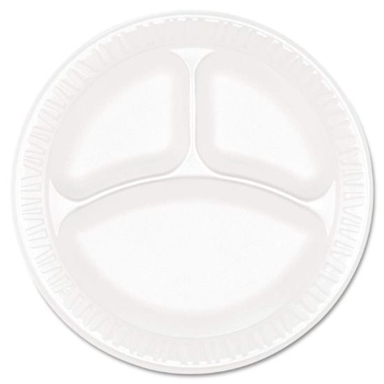 Picture of Dart® Container Corp. Concorde Unlam Foam Pltcomp 9" White Part# - 9Cpwc