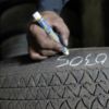 Picture of Markal® Tyre Marque Rubber Marking Crayons  Yellow Part# - 51421