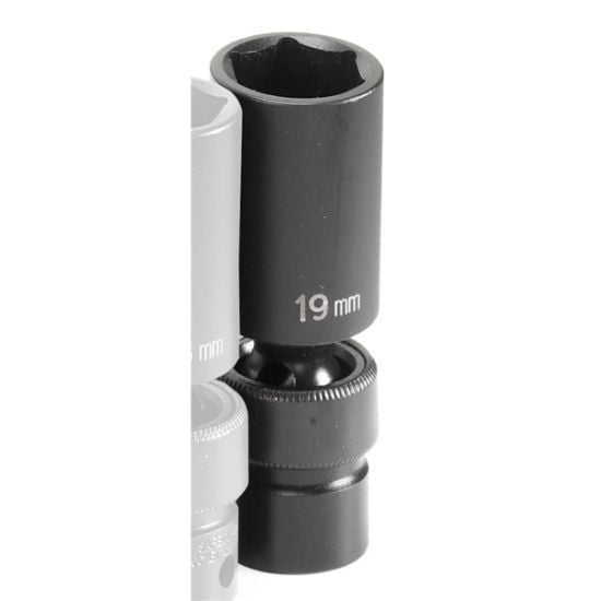 Picture of Grey Pneumatic 3/8" Drive X 19Mm Deep Universal Part# - 1019Umd