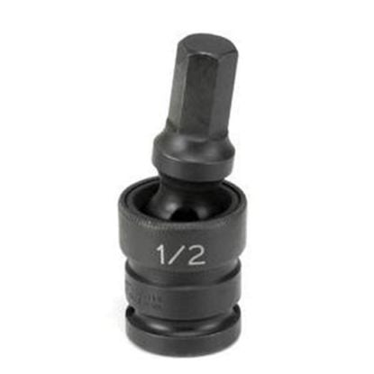 Picture of Grey Pneumatic 1/2" Drive X 1/4" Universal Hex Driver Part# - 2908Uf