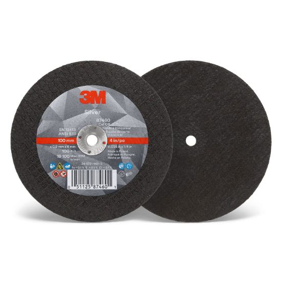 Picture of 3M™ 3M Silver Cut-Off Wheelt41 4"X.035"X1/4" Part# - 7100139212