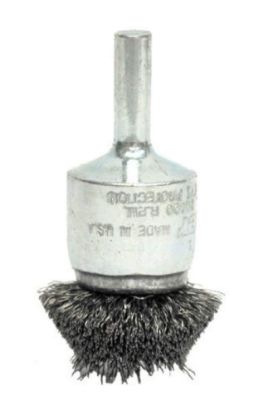 Picture of Weiler® Ebc-61 1-1/2" Cir Flrd Wire End Brush .006 Ss Part# - 10045