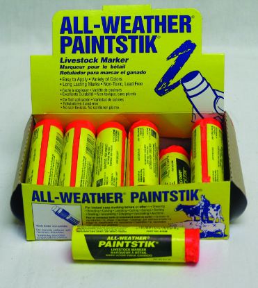 Picture of All-Weather All-Weather Paintstik Fluorescent Orange Part# - 61028